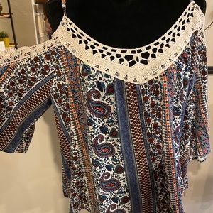 Off the shoulder blouse